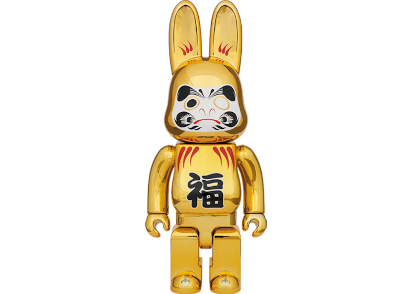 Bearbrick Rabbrick Dazzling 400% Gold Plated