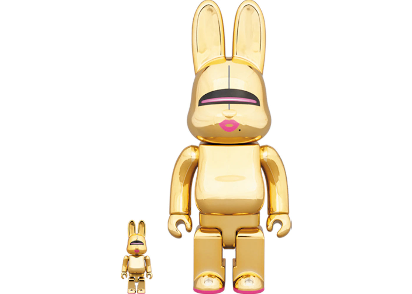 Bearbrick Rabbrick Hajime Sorayama Sexy Robot 100% & 400% Set Gold