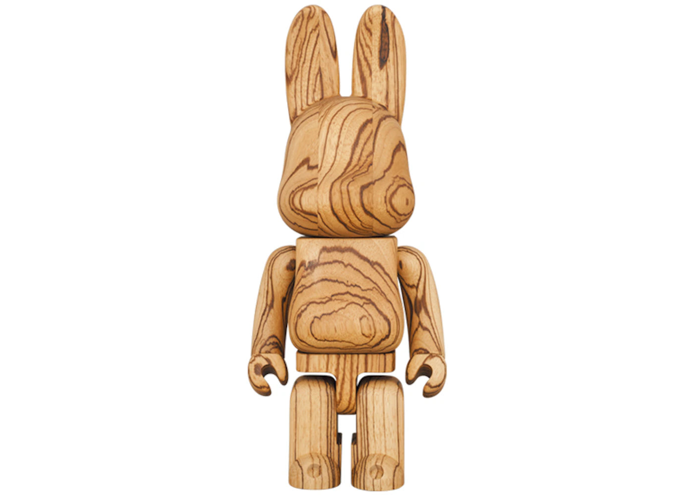 Bearbrick Rabbrick Karimoku Zebra Wood 400%