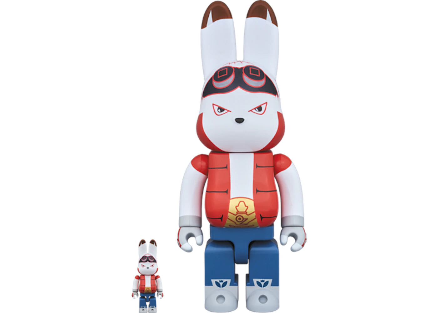 Bearbrick Rabbrick King Kazuma 100% & 400% Set