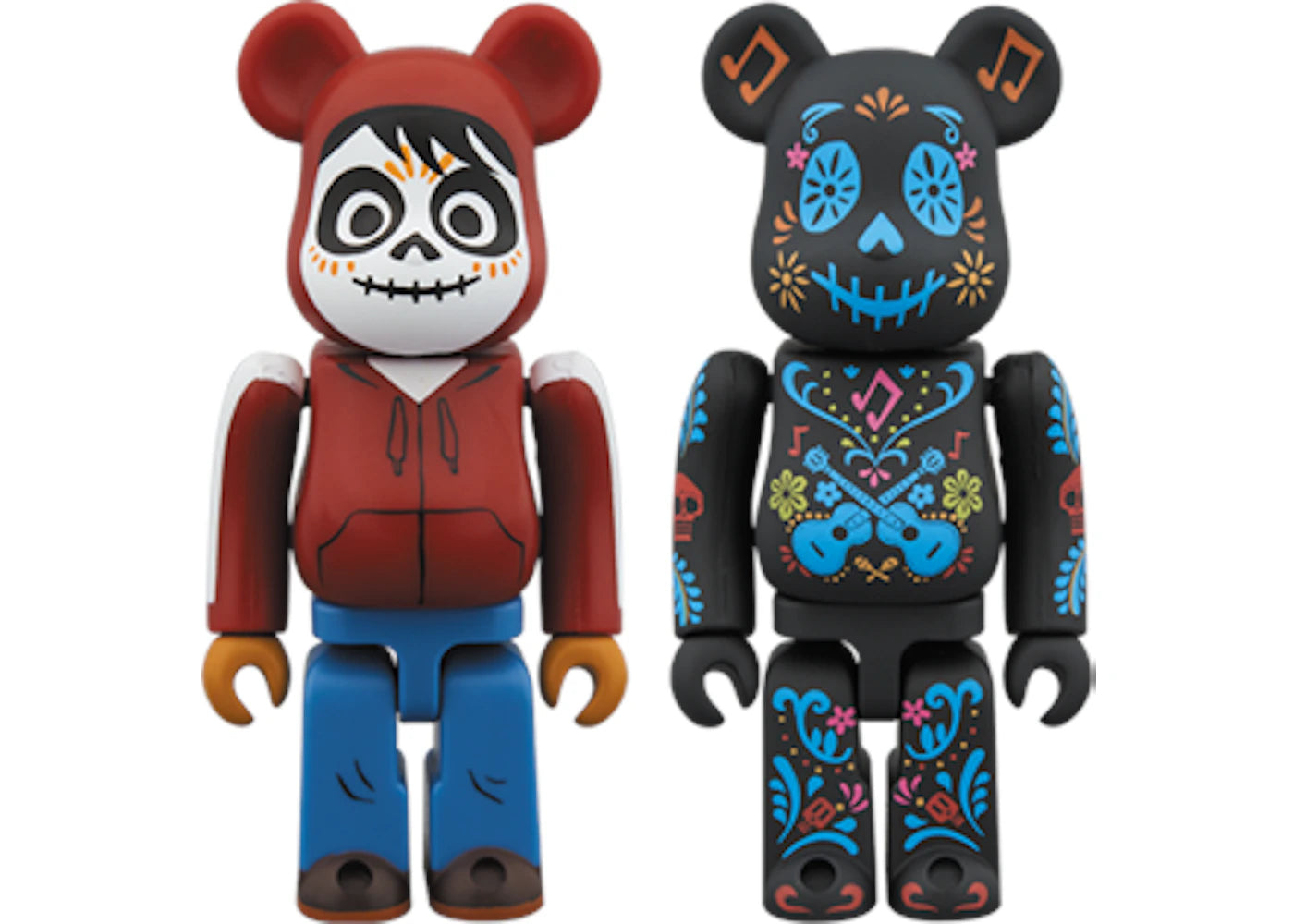 Bearbrick Remember Me & Miguel 2 Pack 100% Multi