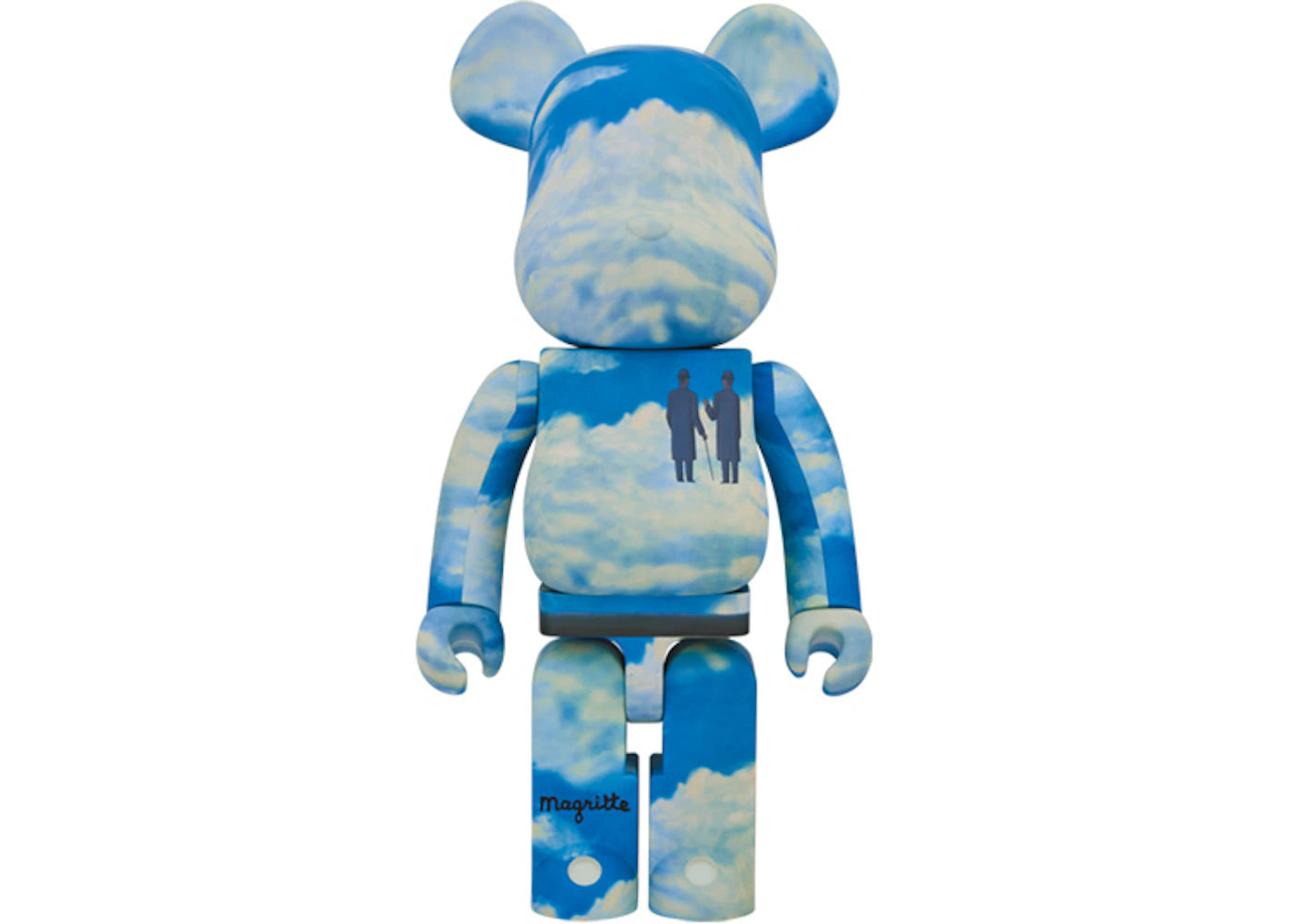 Bearbrick Rene Magritte "La Reconaissance Infine 1963/The Castle of the Pyrenees" 1000%