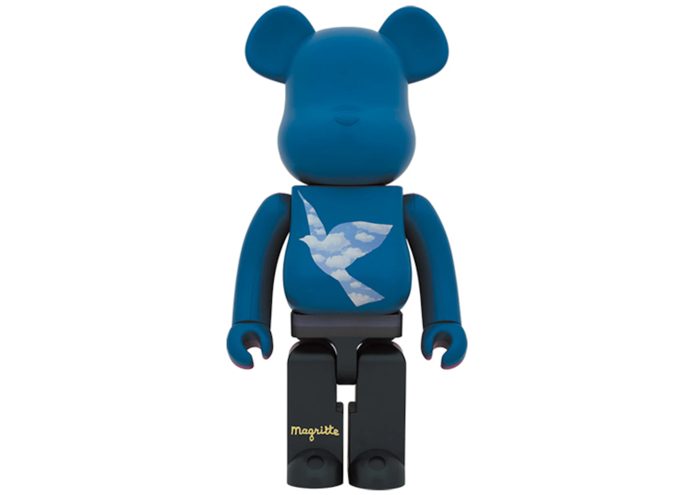 Bearbrick René Magritte (L'oiseau de ciel 1965/La belle societe 1965) 1000%