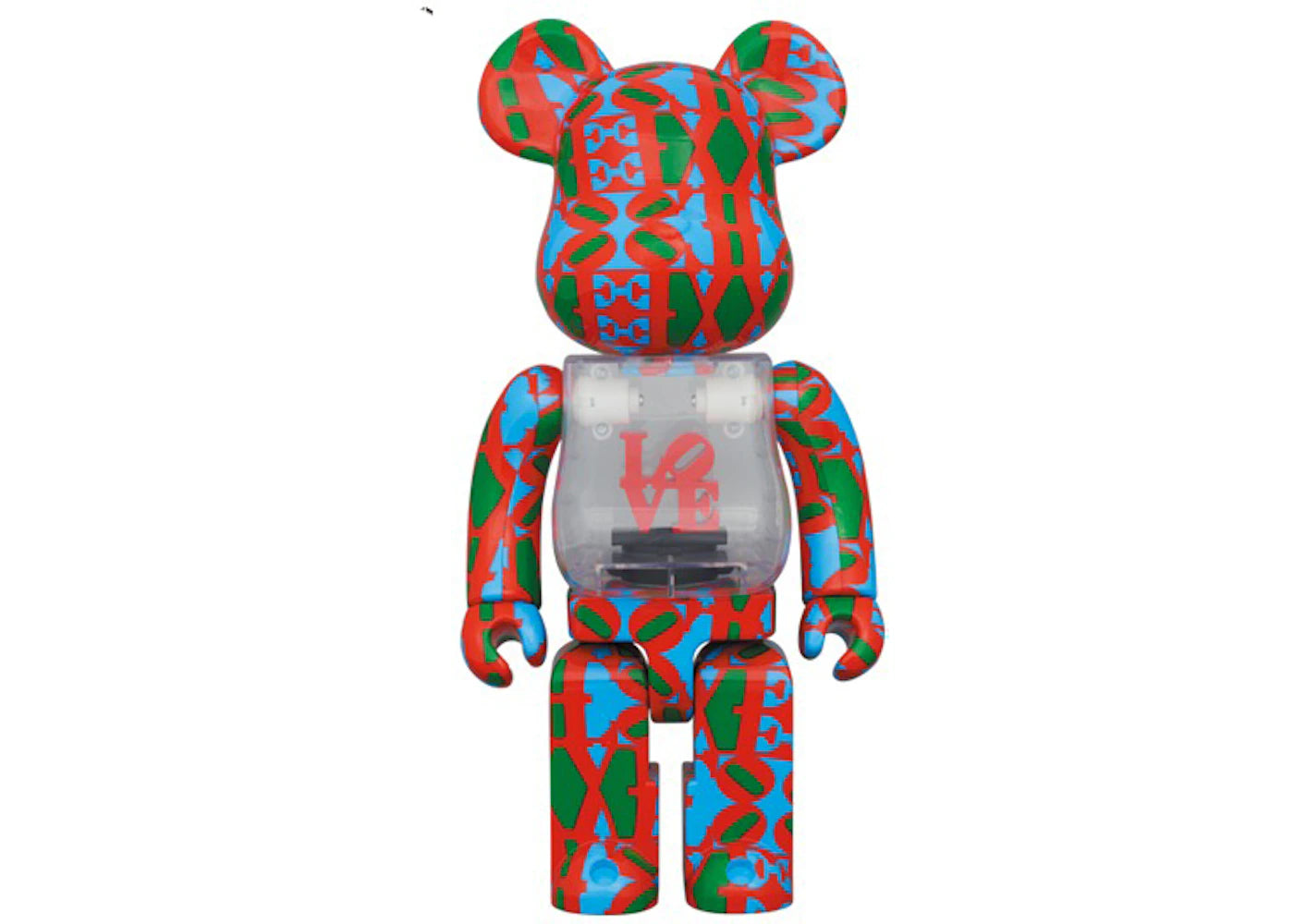 Bearbrick Robert Indiana "LOVE" 100% & 400% Set