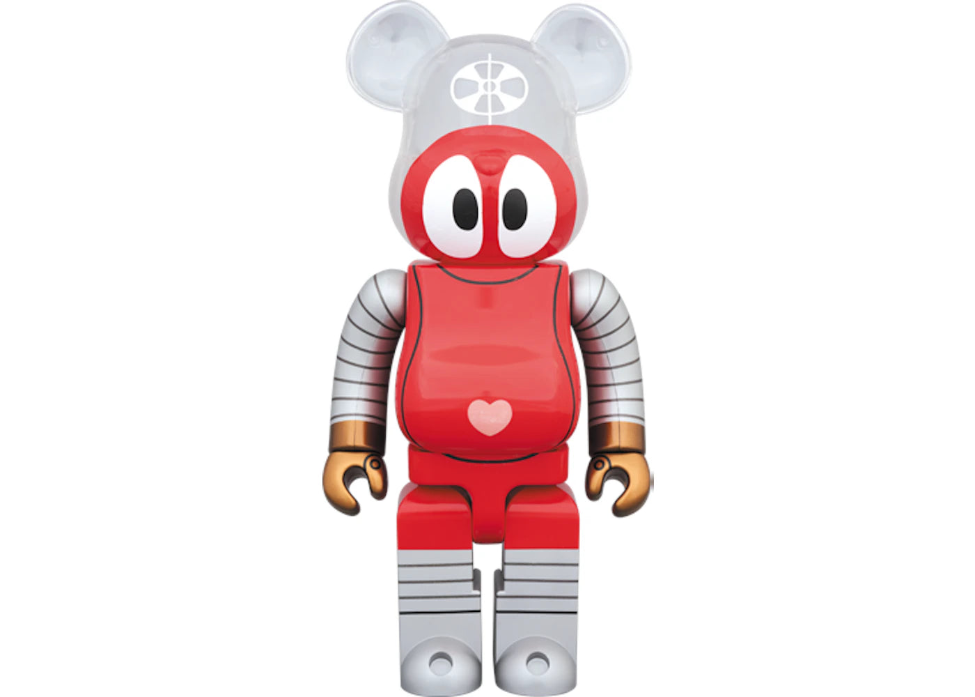 Bearbrick Robocon 1000% Red/Grey