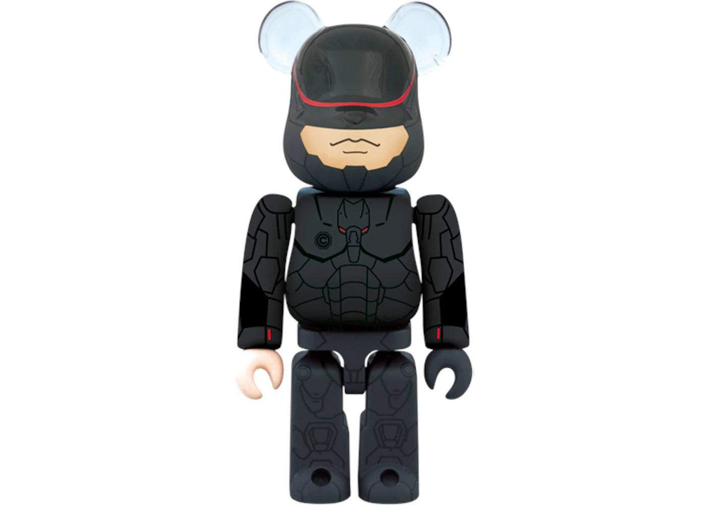 Bearbrick Robocop 3.0 100% Black