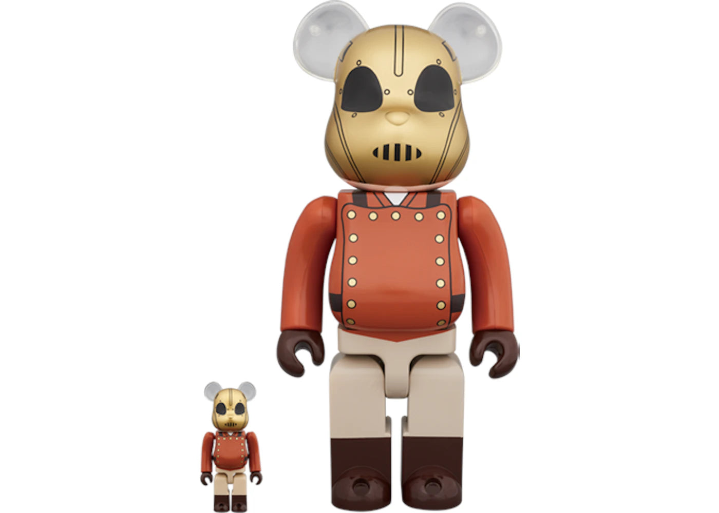 Bearbrick Rocketeer 100% & 400% Set Red