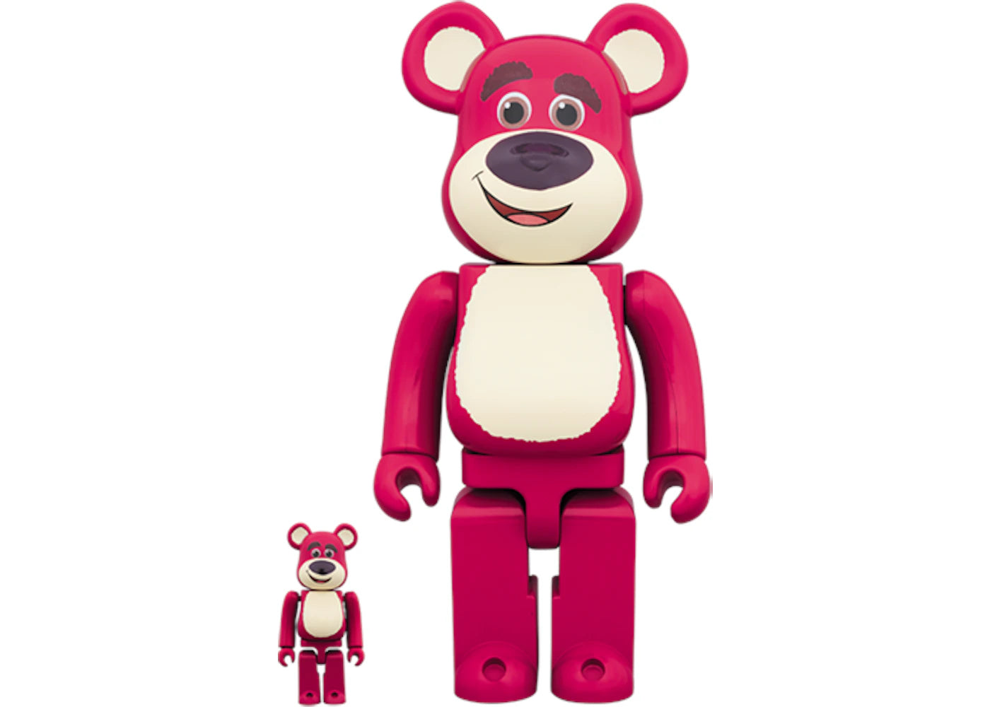 Bearbrick Rozzo 100% & 400% Set Pink