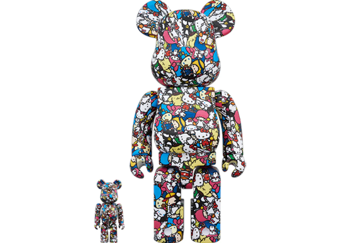 Bearbrick Sanrio Characters 100% & 400% Set Multi