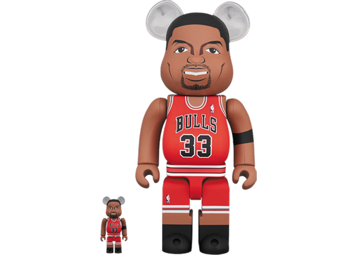 Bearbrick Scottie Pippen (Chicago Bulls) 100% & 400% Set