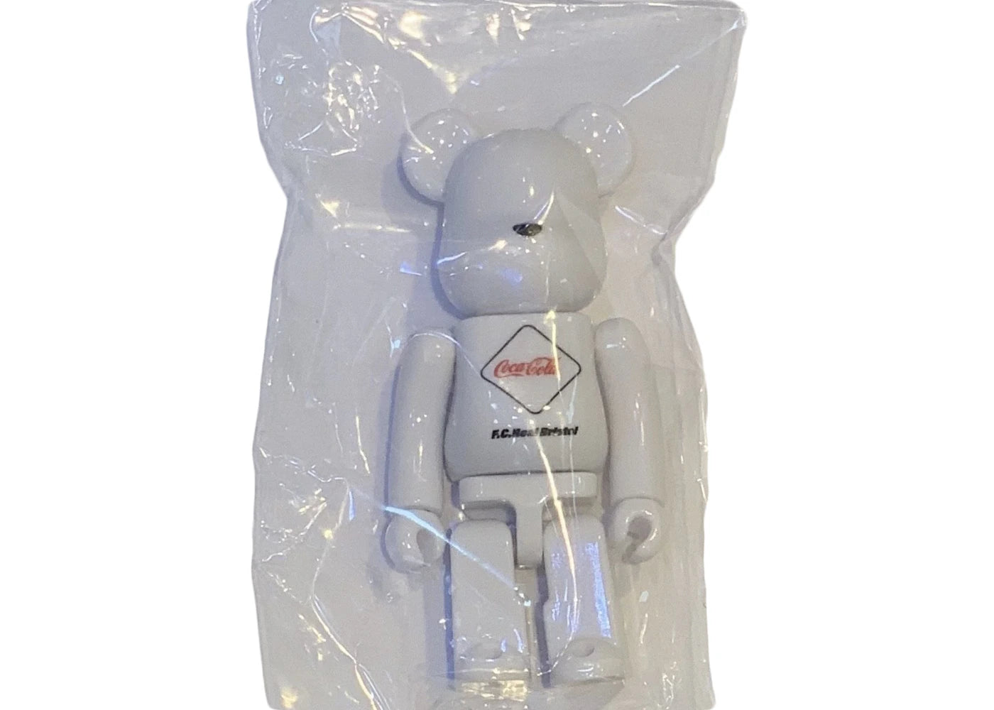 Bearbrick Series 40 FCRB x Coca Cola 100% White