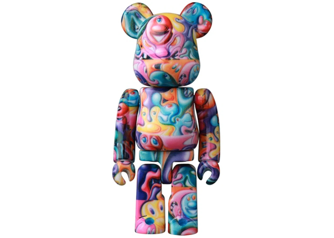 Bearbrick Series 44 Artist Kenny Scharf Faces 100% (Opened Blind Box & Card Included)