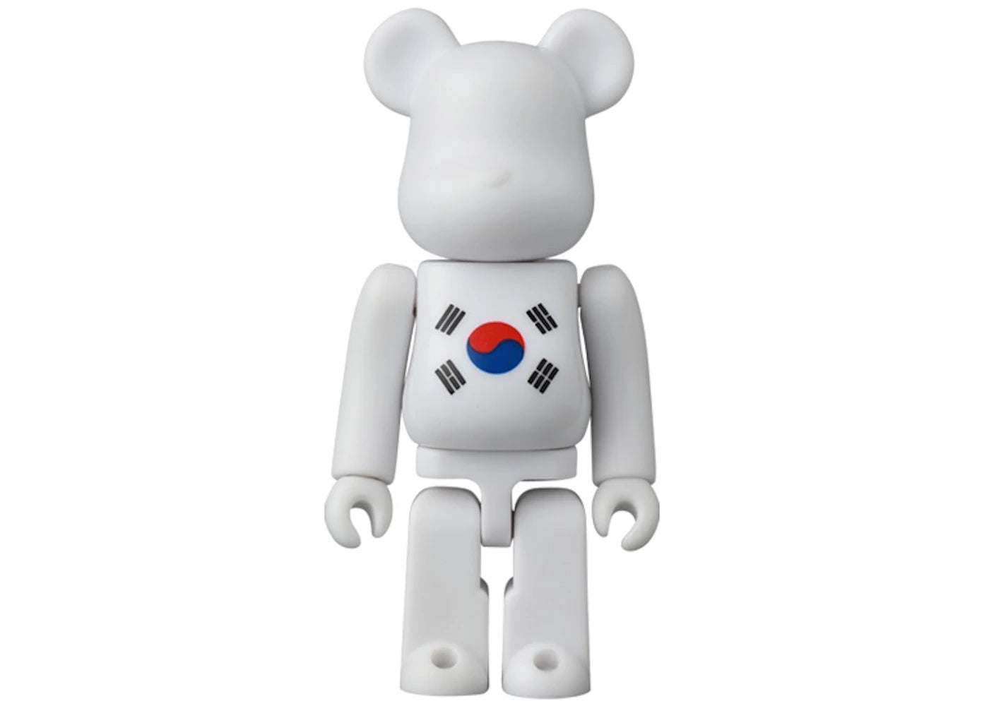 Bearbrick Series 44 Flag South Korea 100% (Opened Blind Box & Card Included)