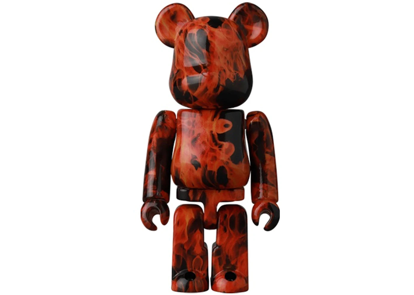 Bearbrick Series 44 Flame Pattern 100% (Opened Blind Box & Card Included)