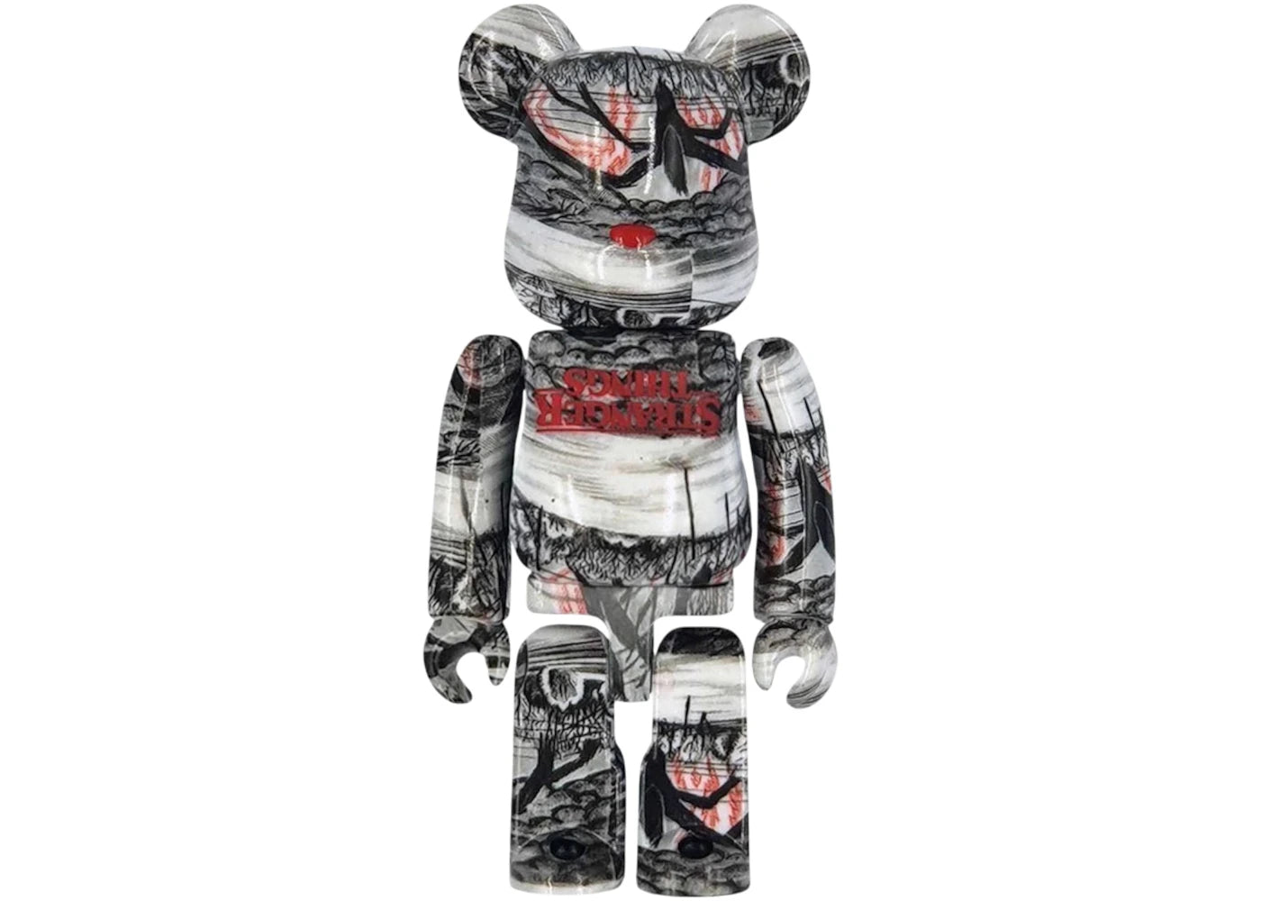 Bearbrick Series 44 Stranger Things Heterochromia (Opened Blind Box & Card Included) 100%
