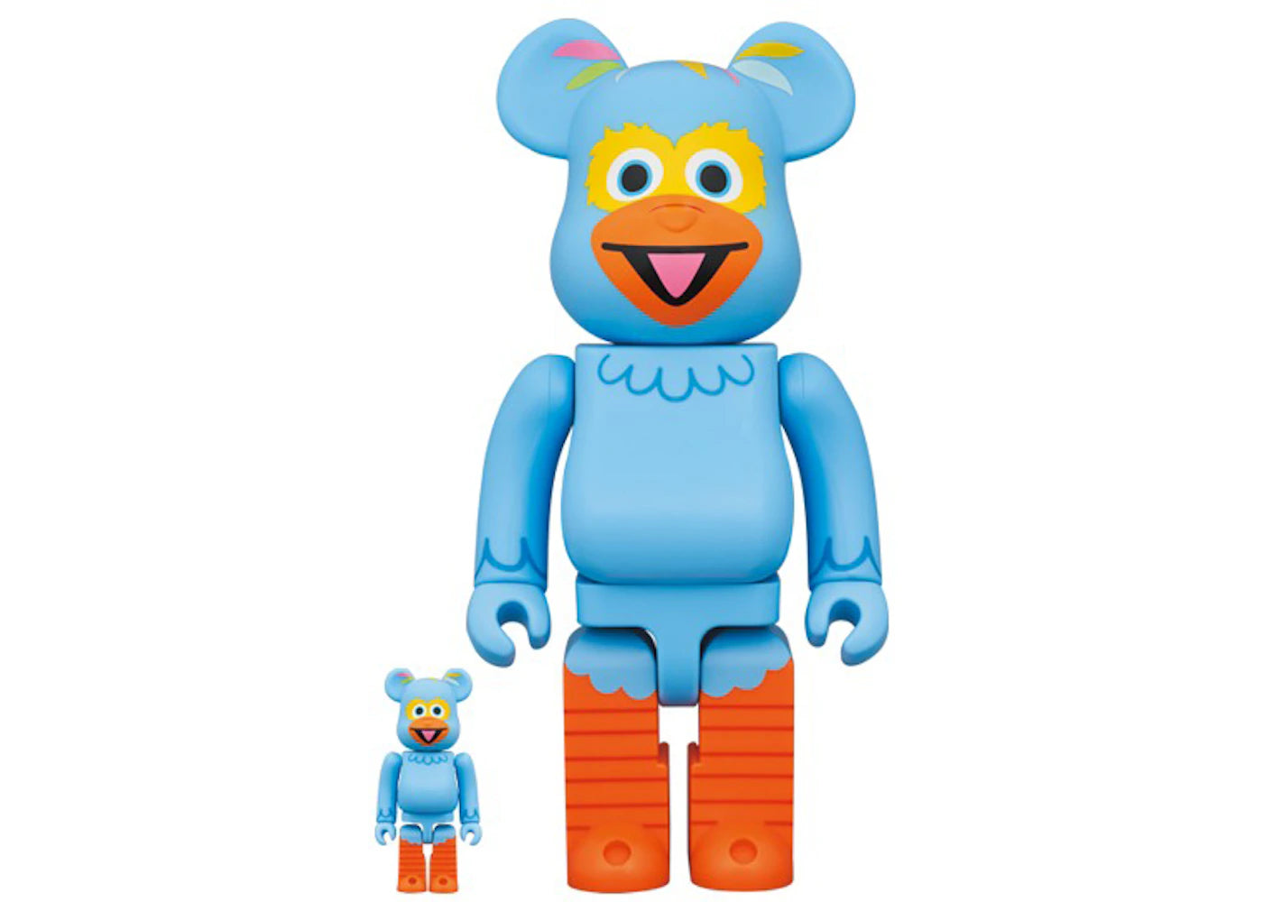 Bearbrick Sesame Street Pino 100% & 400% Set