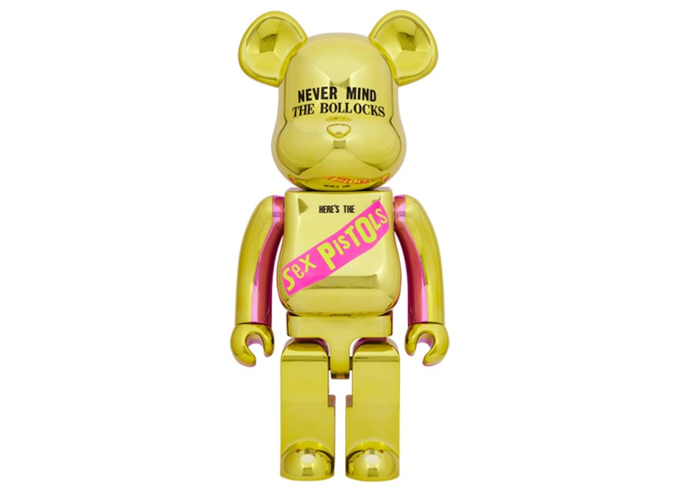 Bearbrick Sex Pistols "Never Mind The Bollocks" 1000% Chrome