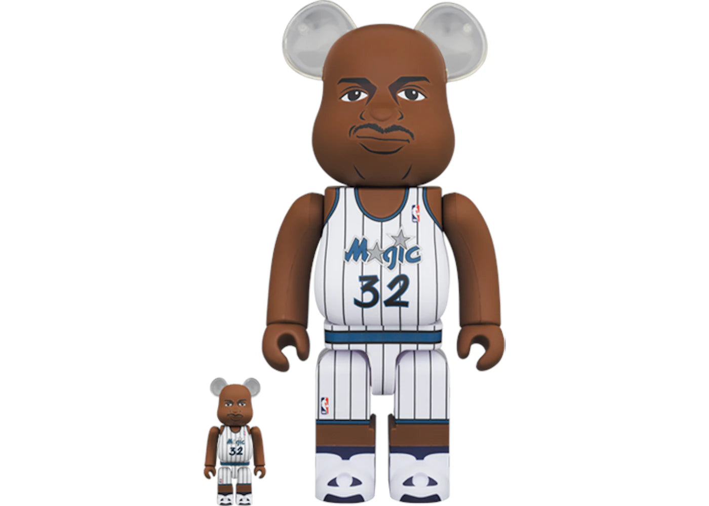 Bearbrick Shaquille O'Neal (Orlando Magic) 100% & 400% Set