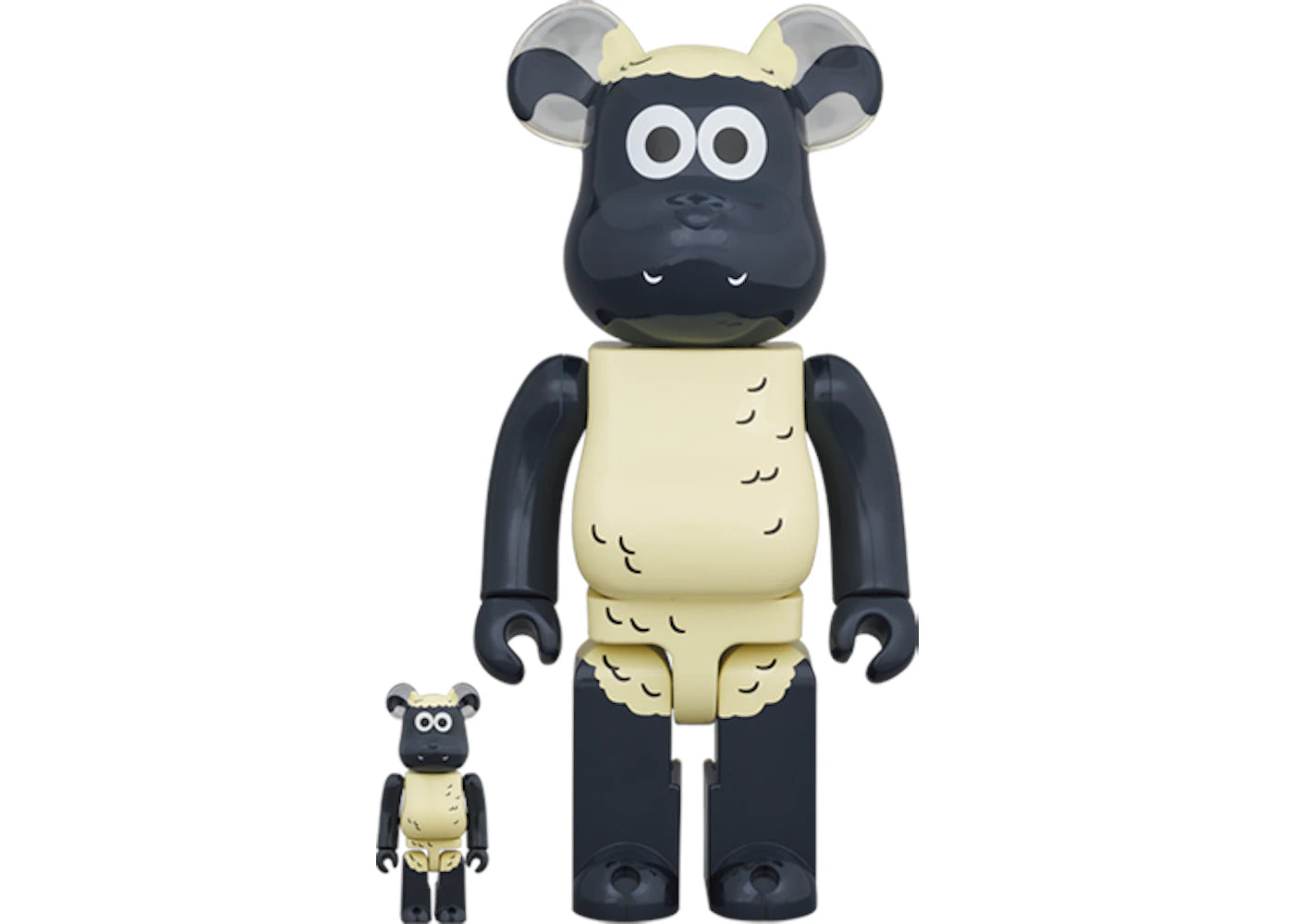 Bearbrick Shaun the Sheep 100% & 400% Set