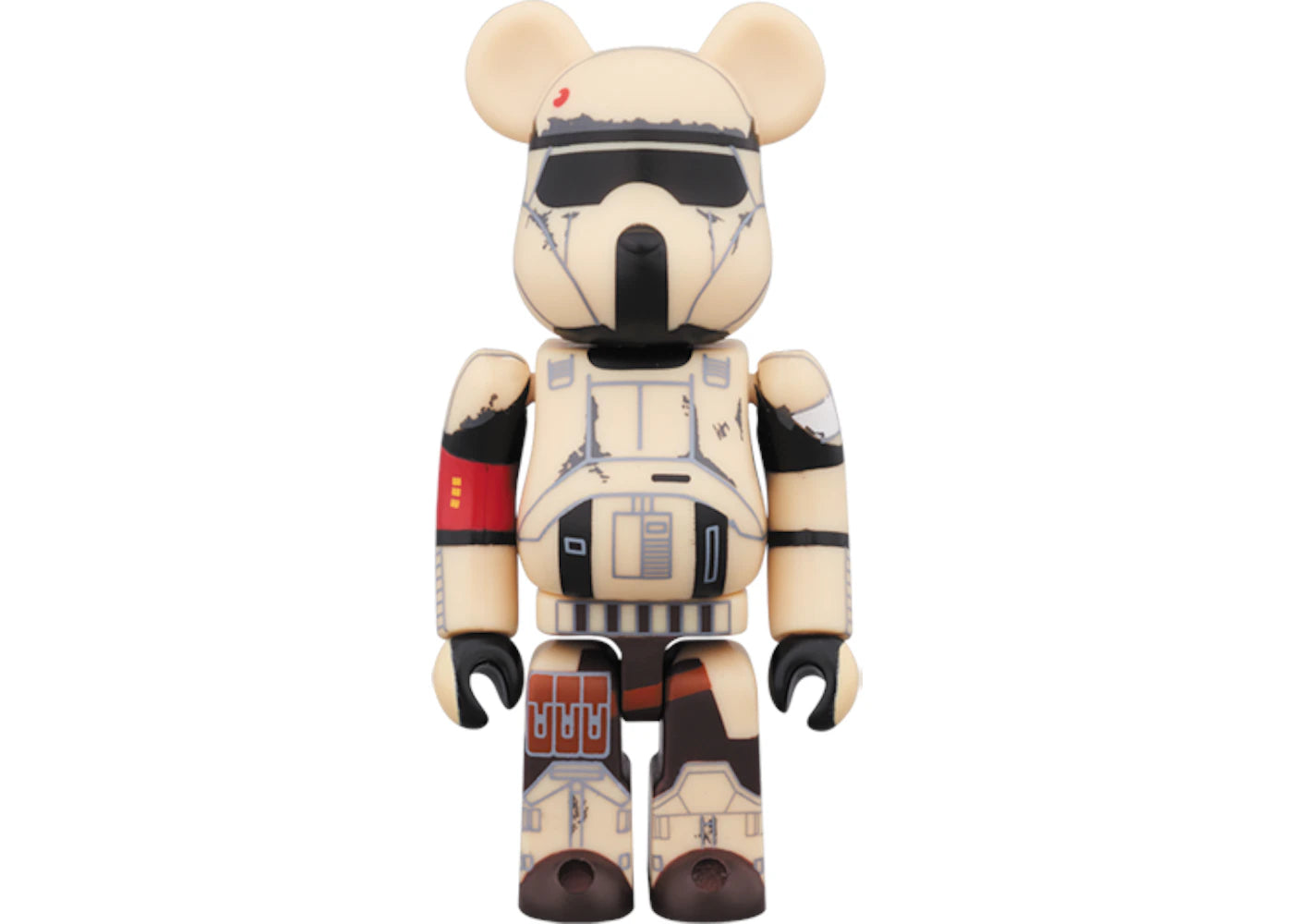 Bearbrick Shortrooper 100% Beige