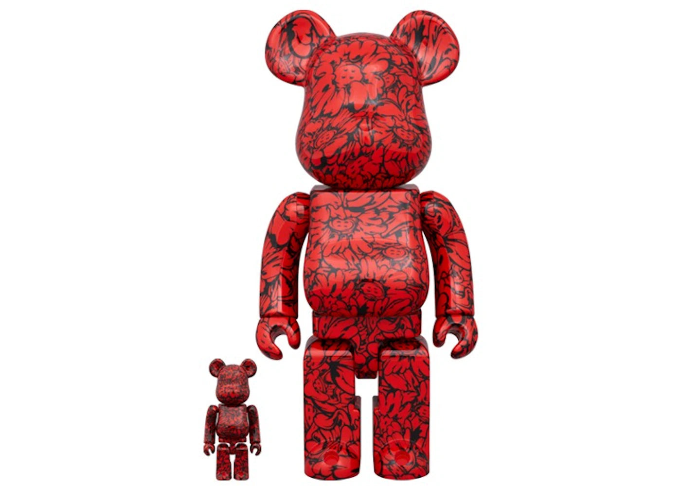 Bearbrick Shun Sudo "Mr.Scarlet" 100% & 400% Set