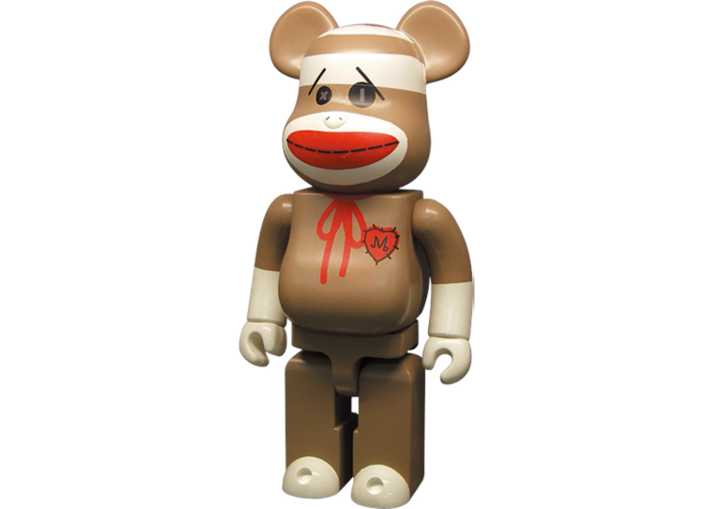 Bearbrick Sock Monkey 400% Brown