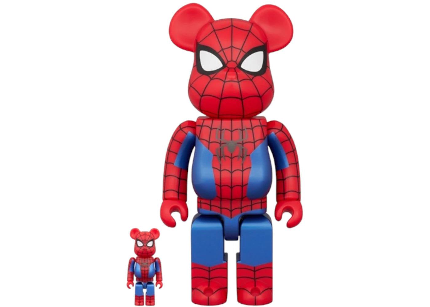Bearbrick Spider-Man Final Suit 100% & 400% Set