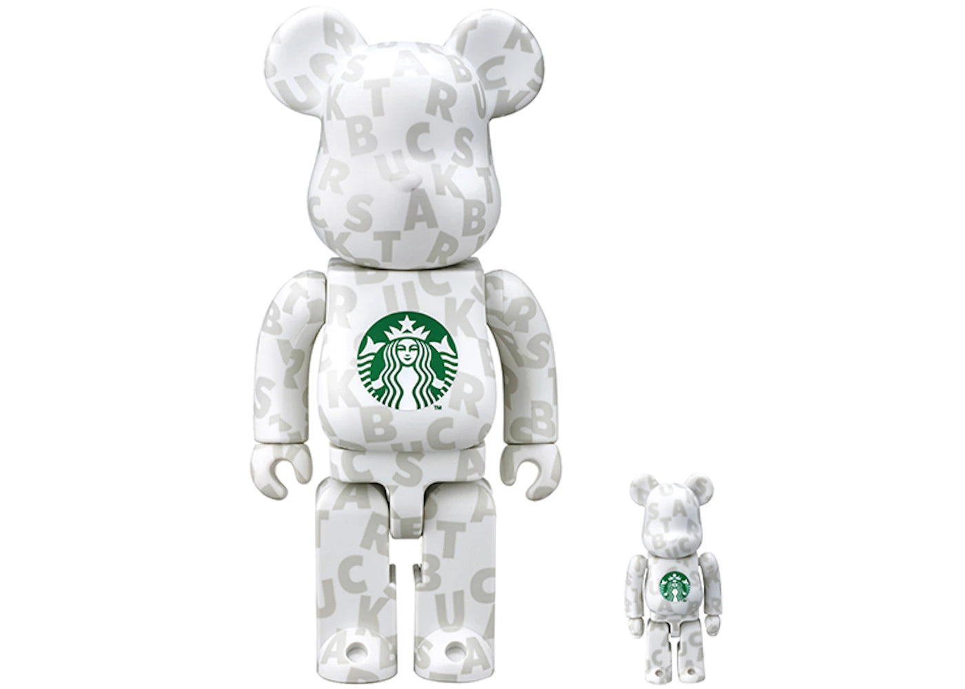 Bearbrick Starbucks 100% & 400% Set