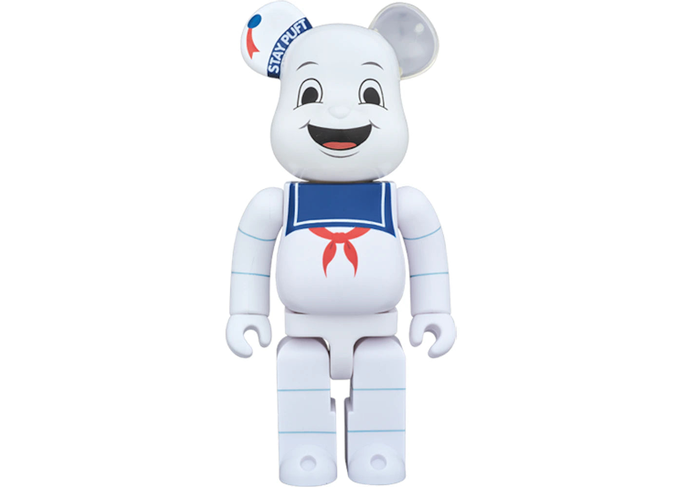 Bearbrick Stay Puft Marshmallow Man 400% White