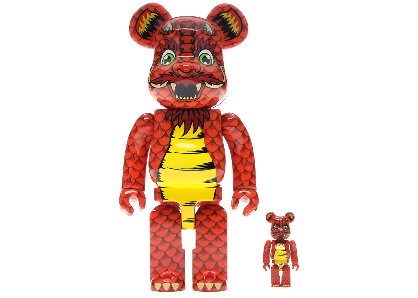 Bearbrick Steve Caballero 100% & 400% Set Orange