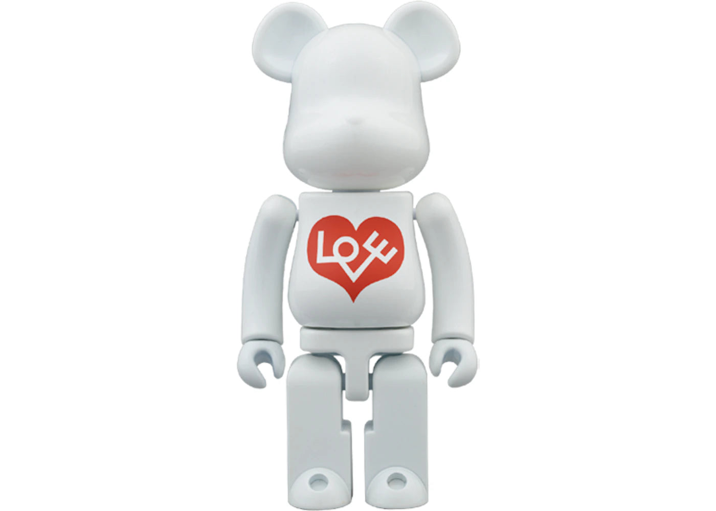 Bearbrick Superalloy LOVE BIANCO 200%