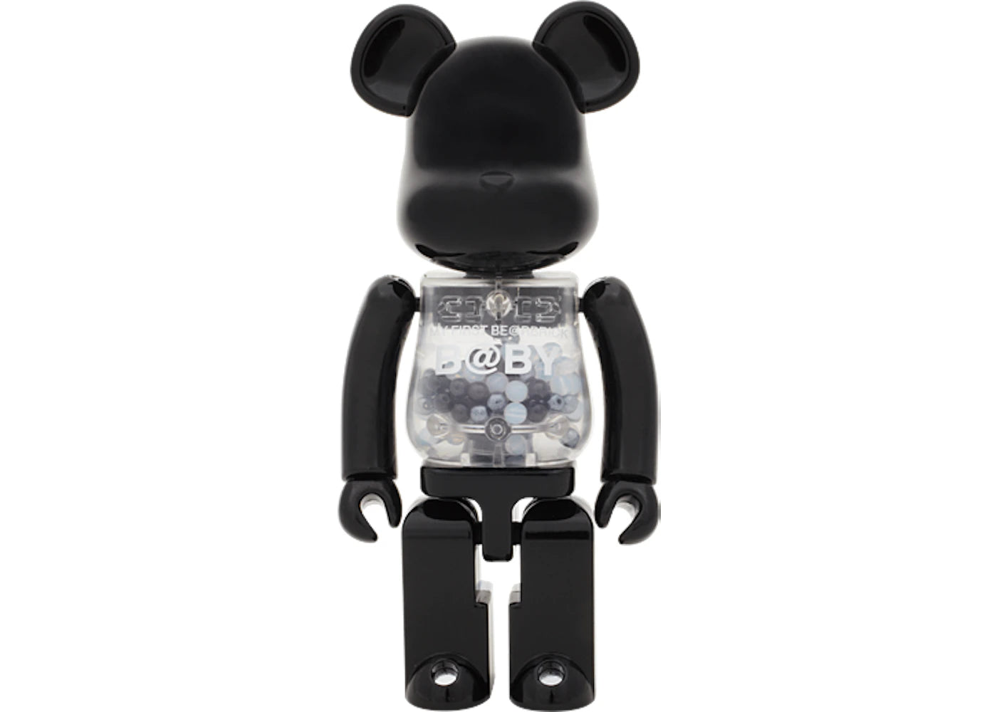 Bearbrick Superalloy My First Bearbrick Baby 200% Black/Silver