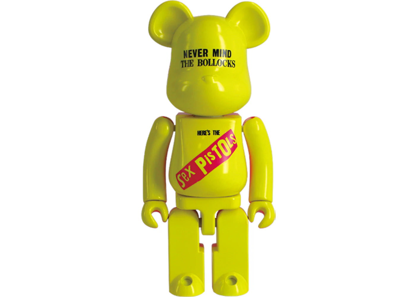 Bearbrick Superalloy Sex Pistols 200% Yellow/Pink