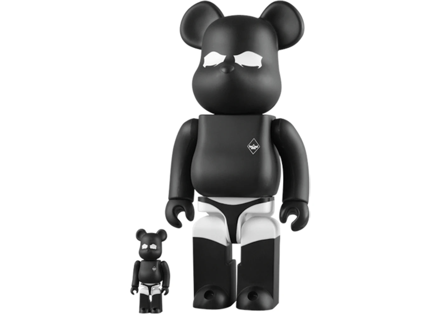 Bearbrick Surrender 100% & 400% Set Black