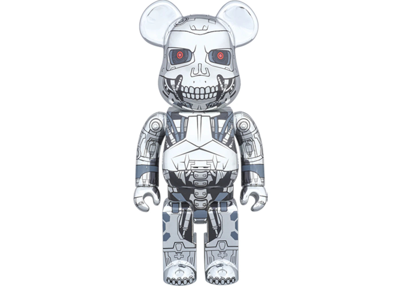 Bearbrick T-800 400% Chrome