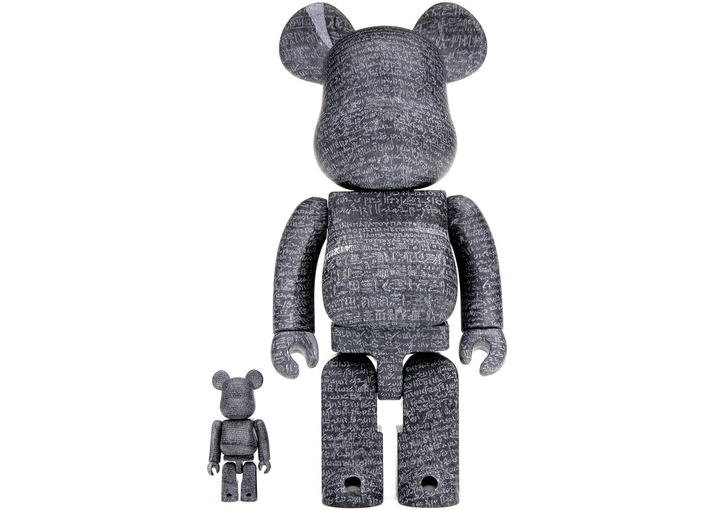 Bearbrick The British Museum (The Rosetta Stone) 100% & 400% Set