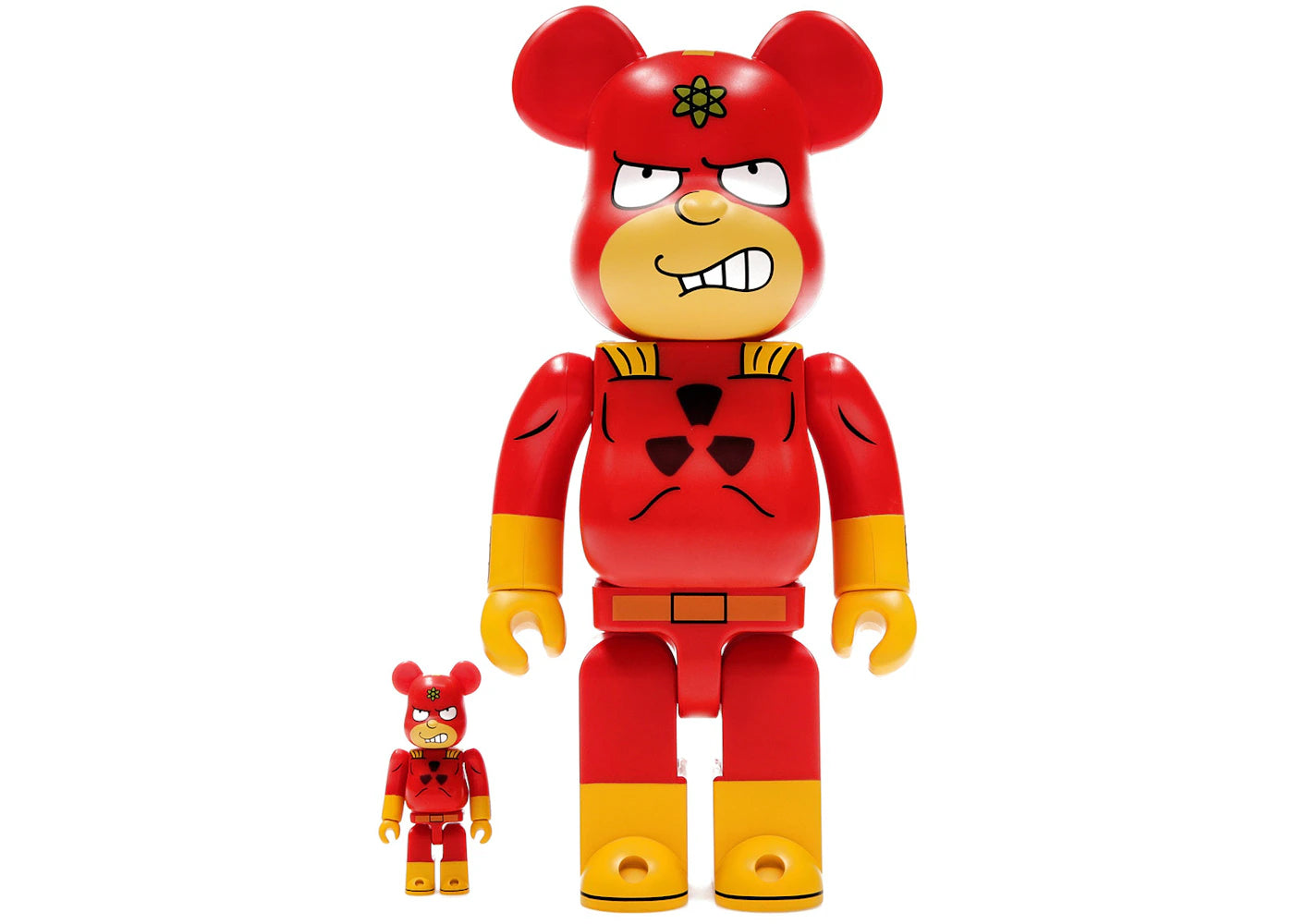 Bearbrick The Simpsons Radioactive Man 100% & 400% Set