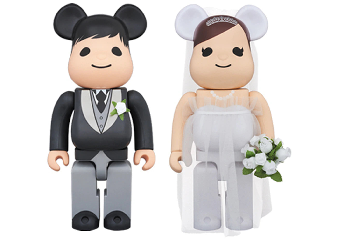 Bearbrick The Wedding Groom And Bride 100% Multi