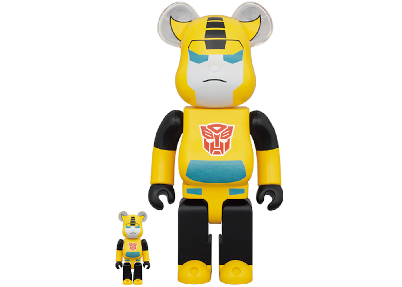 Bearbrick Transformers Bumblebee 100% & 400% Set