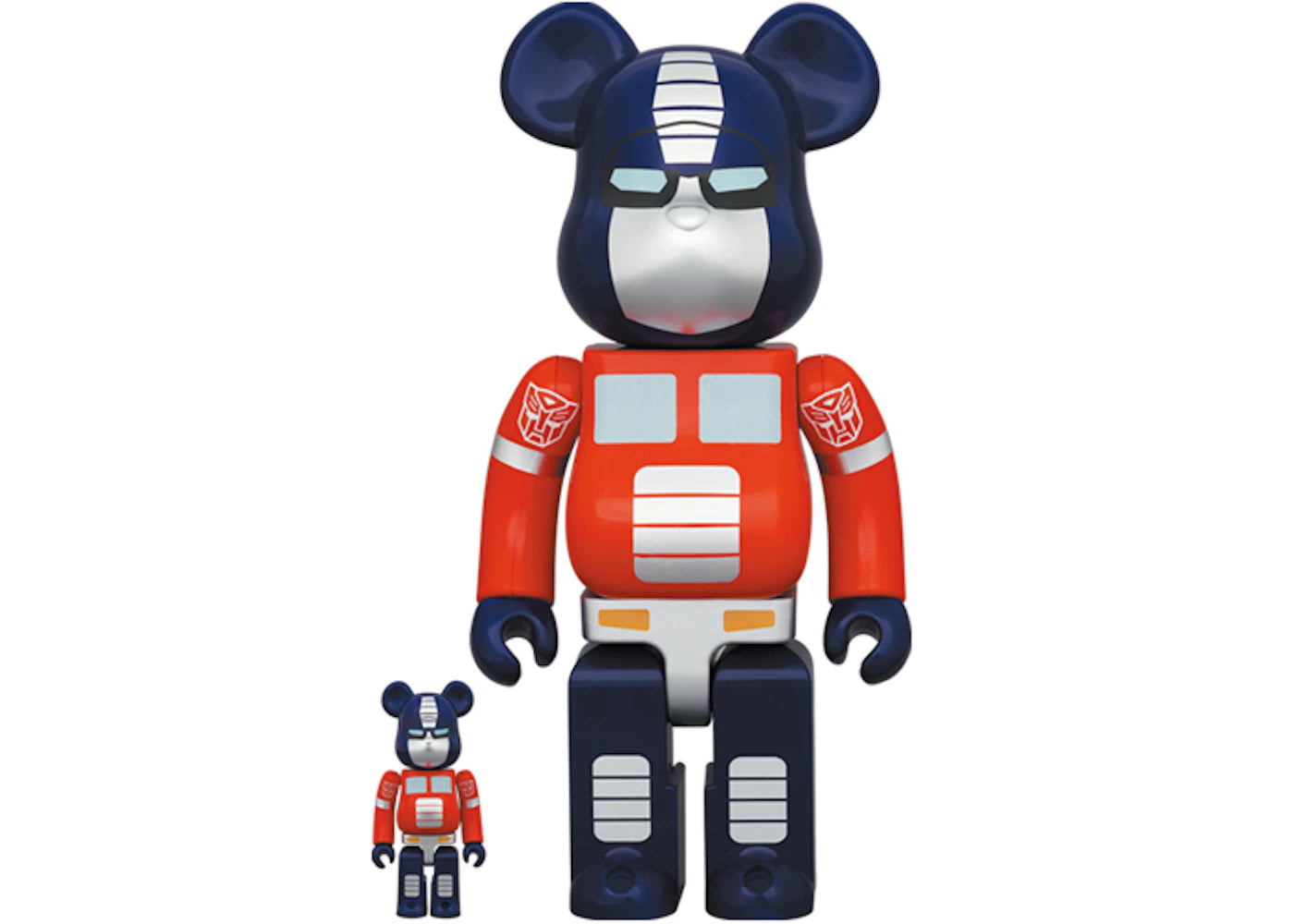 Bearbrick Transformers Optimus Prime 100% & 400% Set