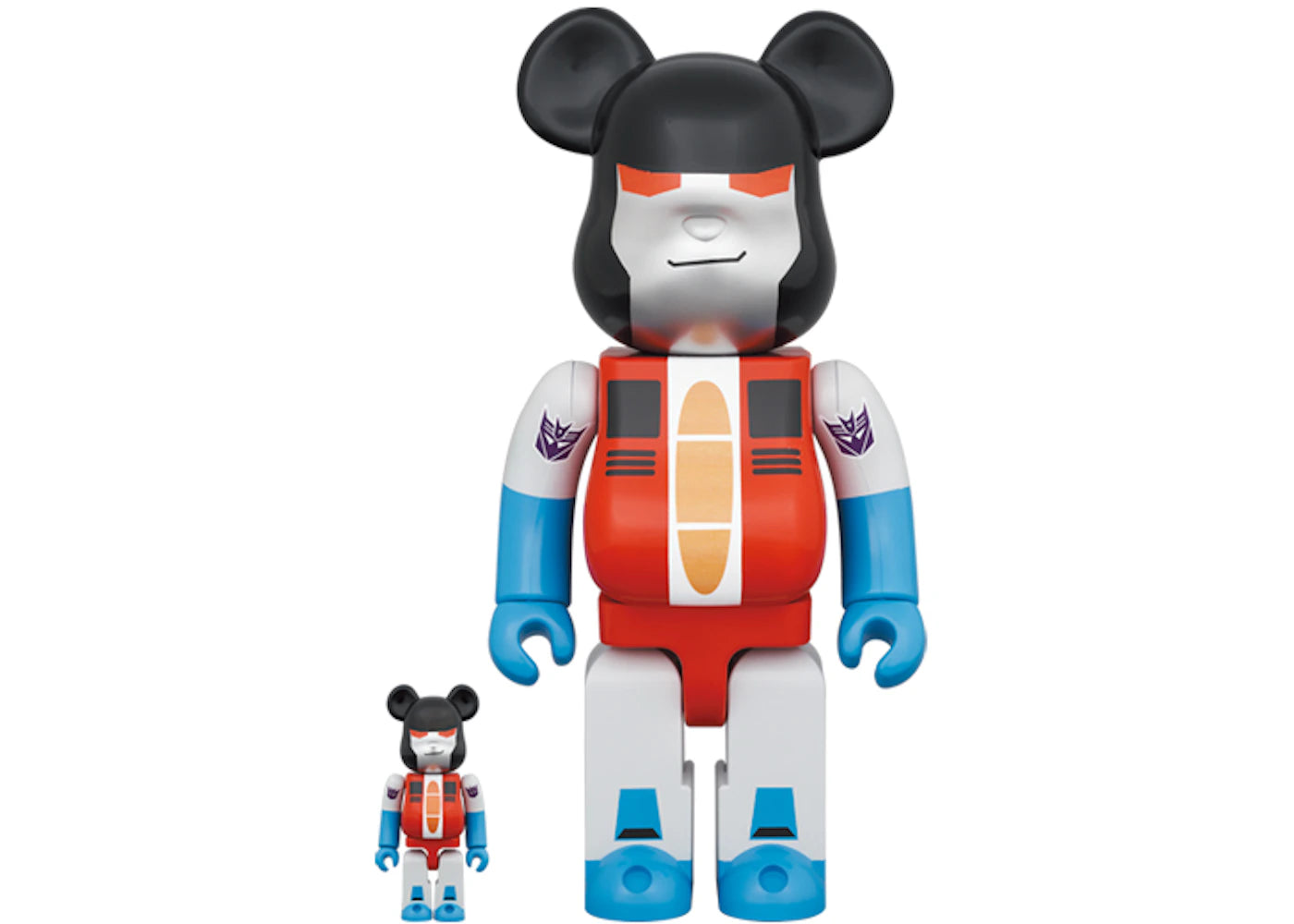 Bearbrick Transformers Starscream 100% & 400% Set