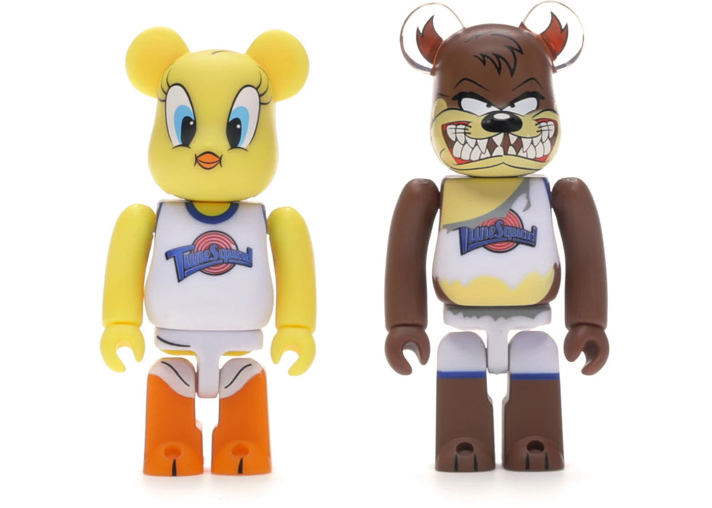 Bearbrick Space Jam Tweety & Tasmanian Devil 2 Pack 100% Multi