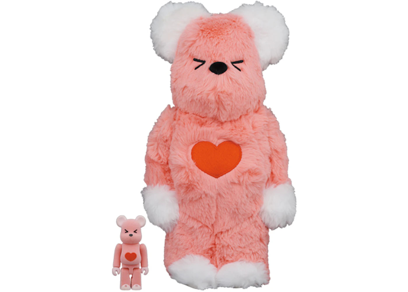 Bearbrick Valmuer (Poppies) 100% & 400% Set Pink