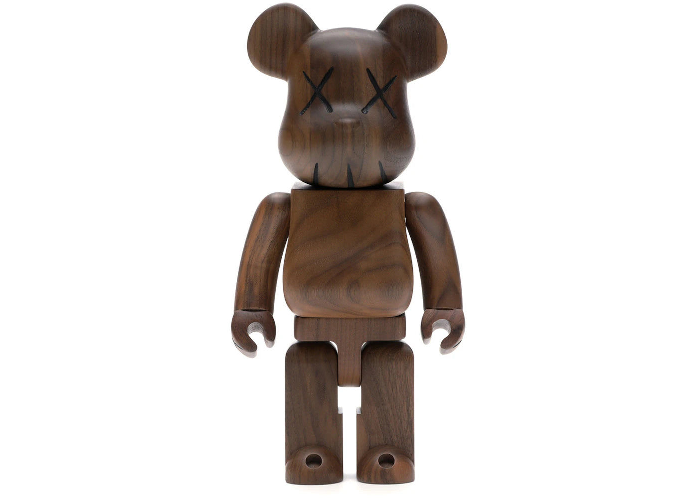 Bearbrick WORLD WIDE TOUR KAWS (Karimoku Wood) 400% Wood