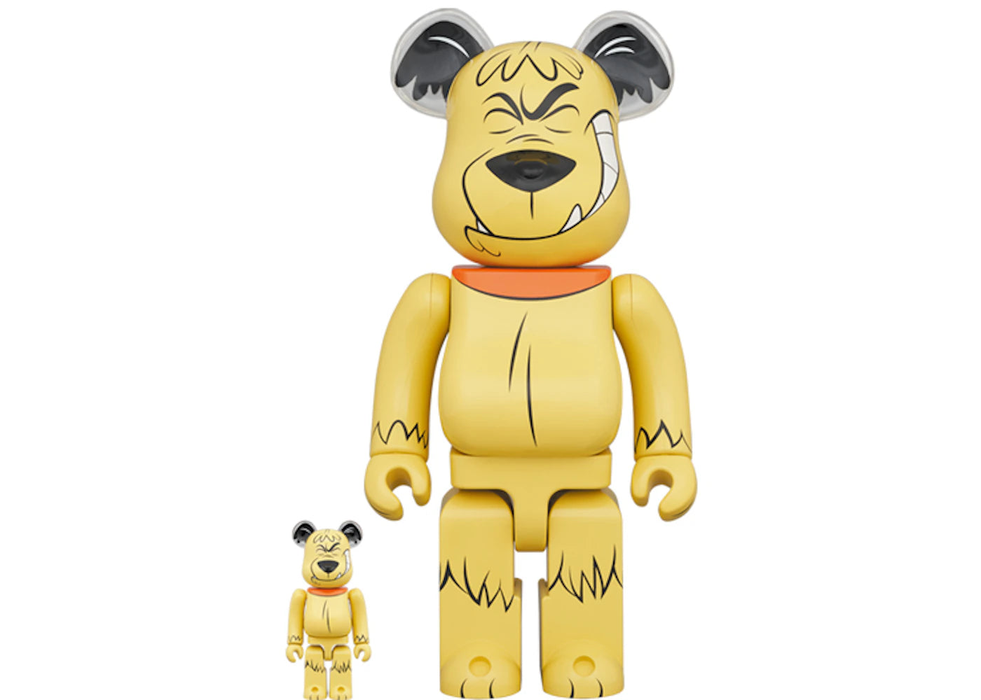 Bearbrick Wacky Races Muttley 100% & 400% Set