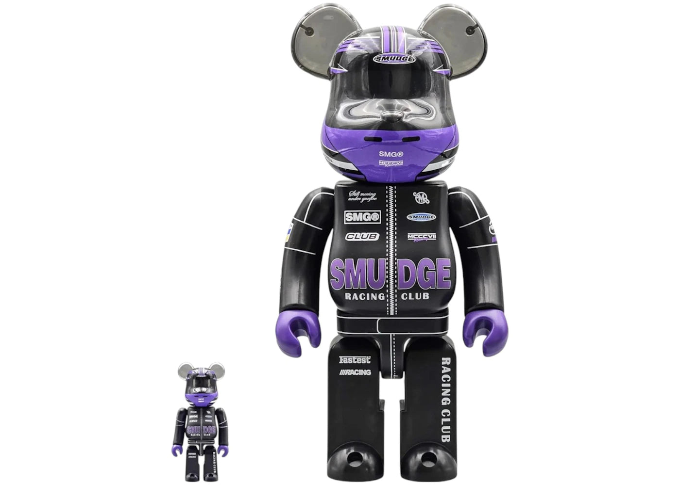 Bearbrick World Wide Tour 3 x SMG JJ Lin 100% & 400% Set