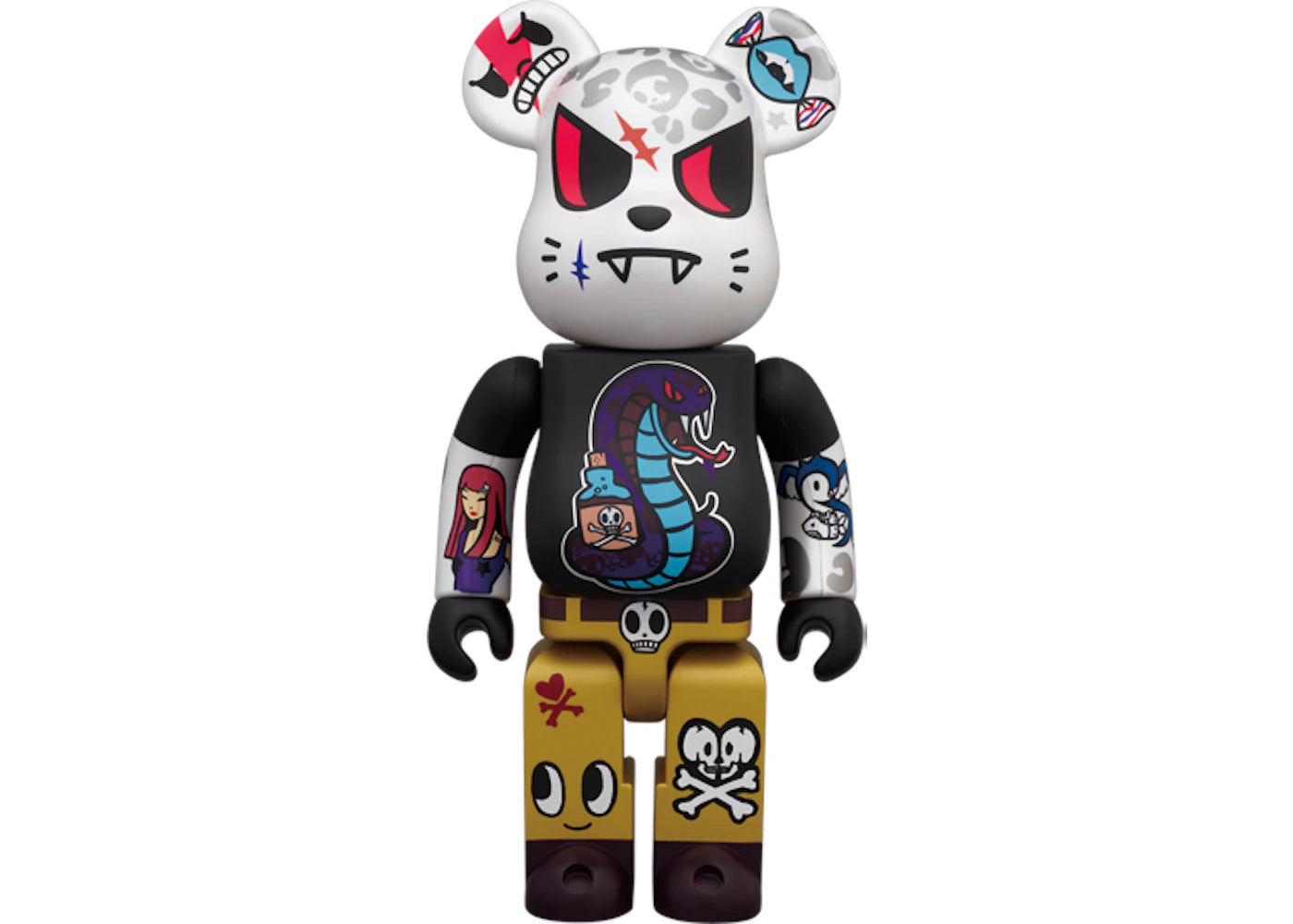 Bearbrick World Wide Tour Tokidoki 400% Multi