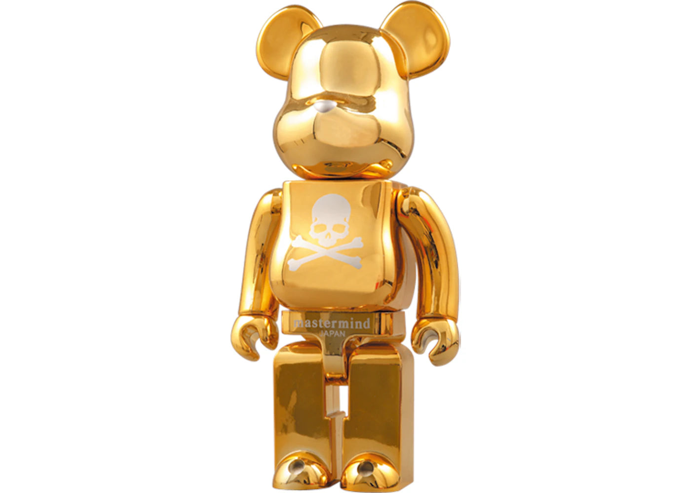 Bearbrick World Wide Tour x Mastermind Japan 1000% Gold