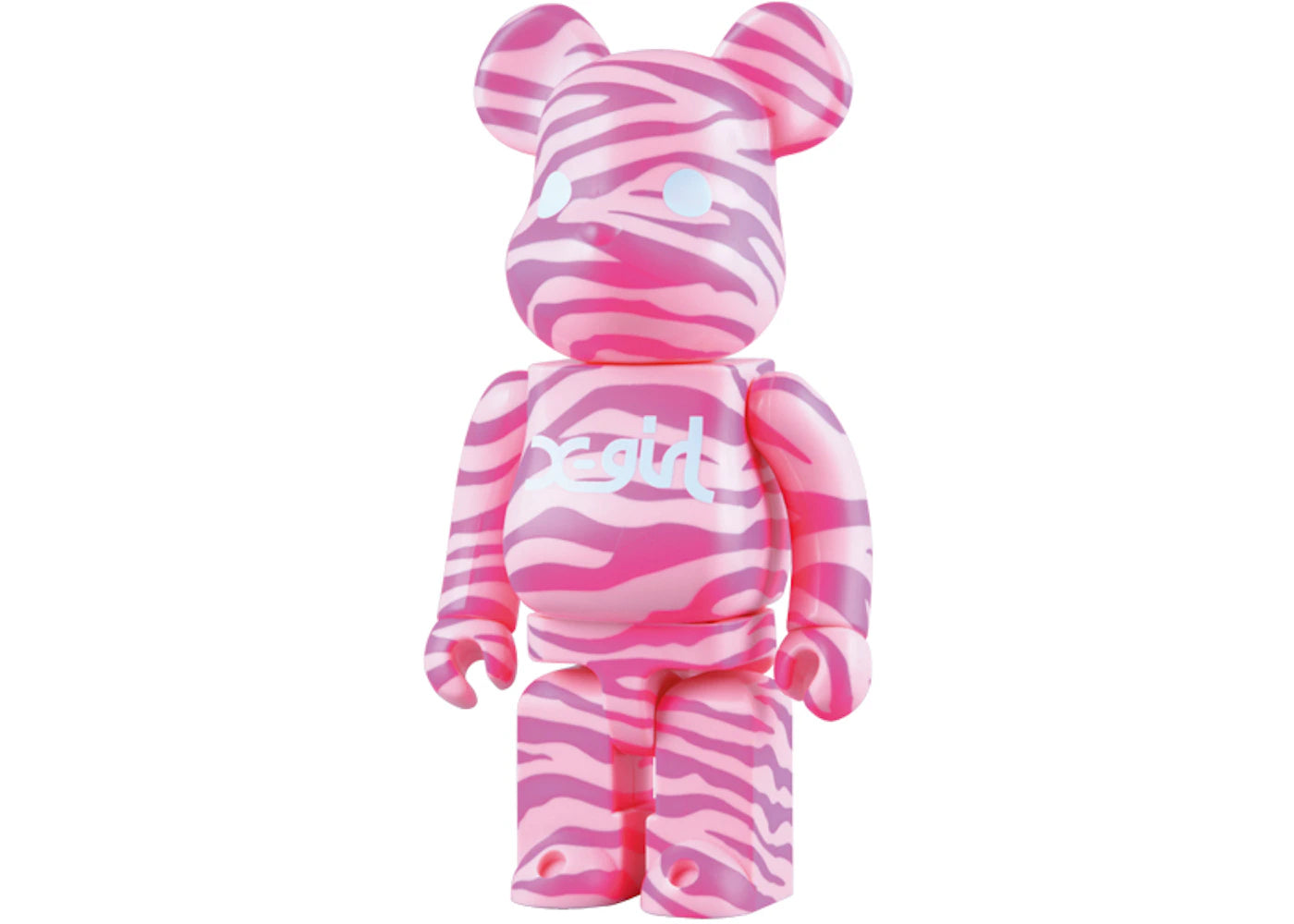 Bearbrick X-Girl 400% Pink Tiger Camo