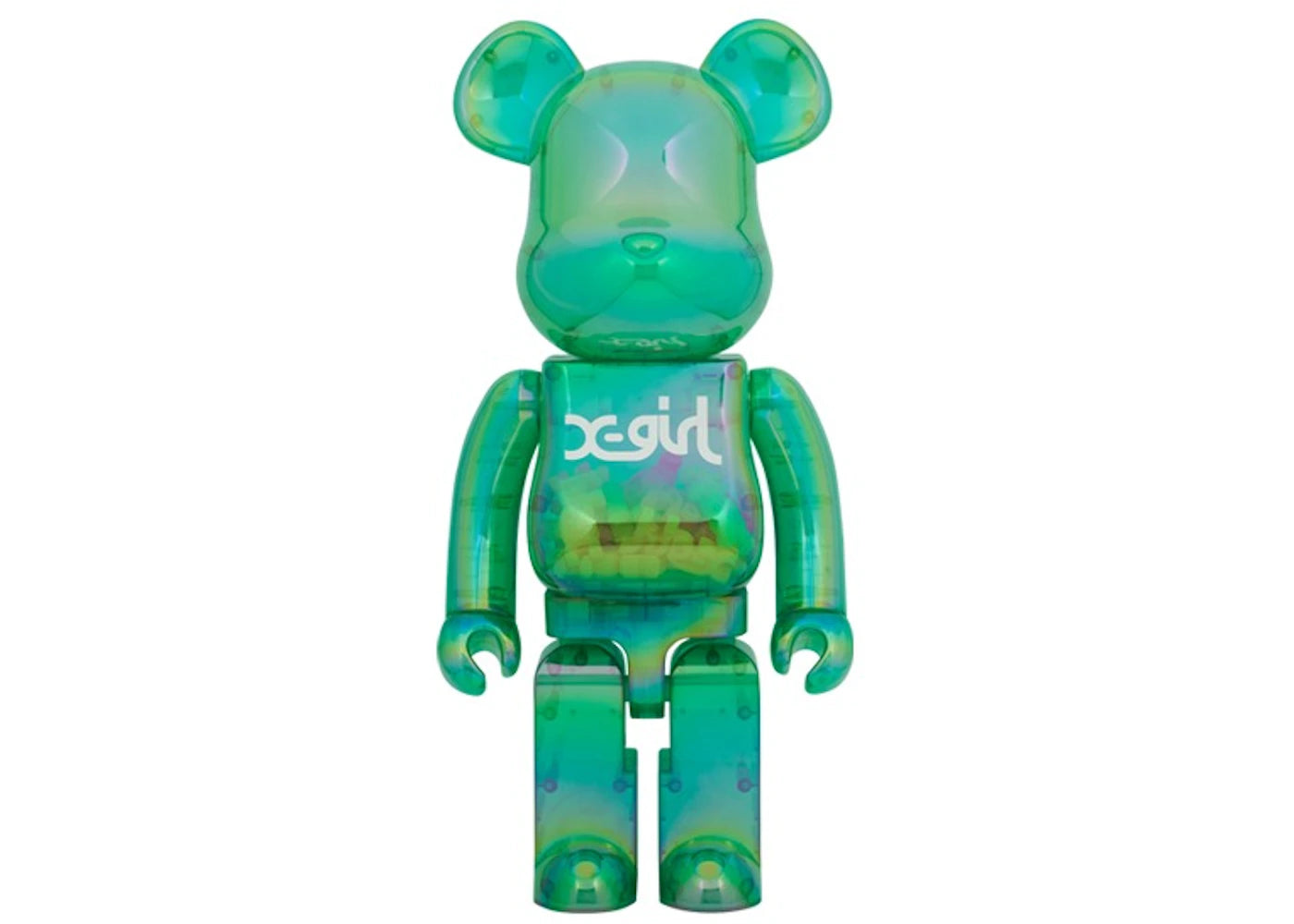 Bearbrick X-Girl Clear Green Ver. 1000%